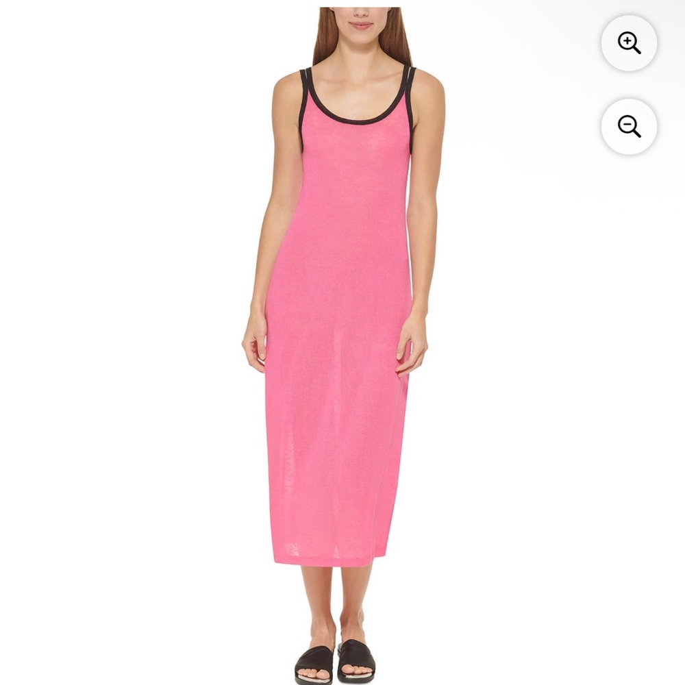 DKNY Swimwear Womens Strappy Dress Cover-Up